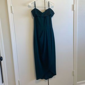 Green BHLDN Off The Shoulder Dress